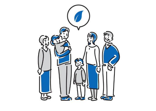 家族のイラスト
