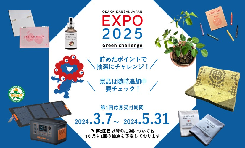 景品抽選の当選者へお知らせしました